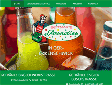 Tablet Screenshot of getraenke-engler.de